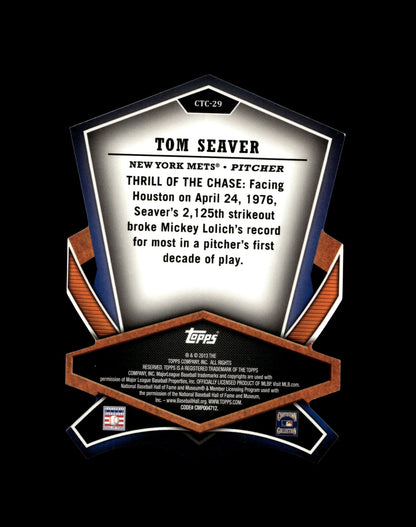 Tom Seaver 2013 Topps Cut to the Chase Die - Cut Refractor #CTC - 29 - Collector Store LLC