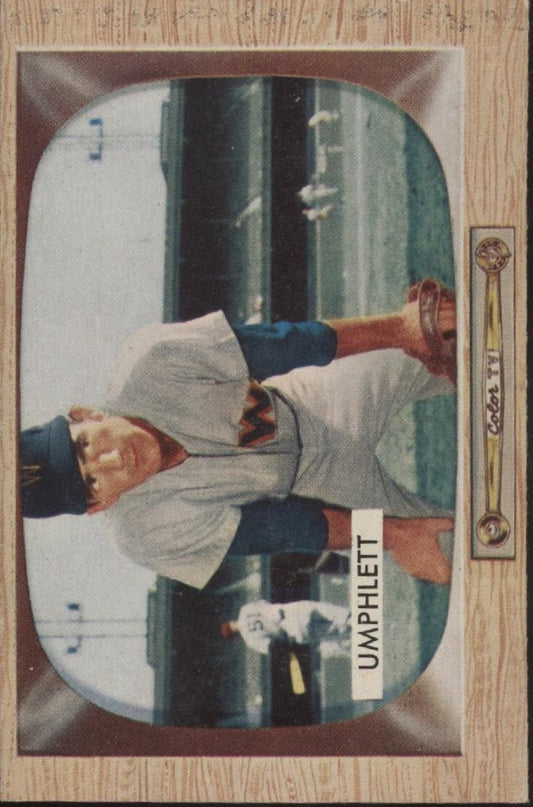 Tom Umphlett 1955 Bowman #45 Washington Senators VG - Collector Store LLC