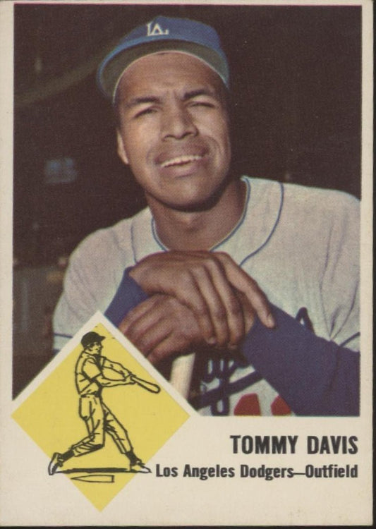 Tommy Davis 1963 Fleer #40 Los Angeles Dodgers VG - EX - Collector Store LLC