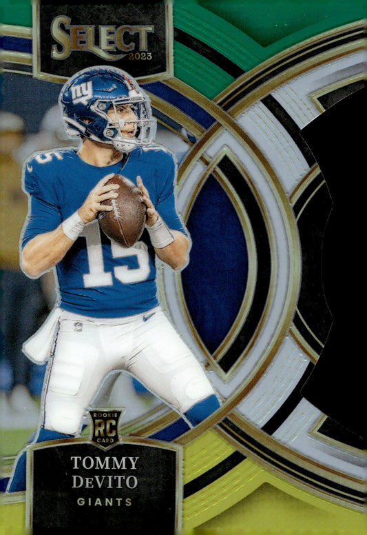 Tommy DeVito 2023 Panini Select Die - Cut Tri Color Prizm RC #102 - Collector Store LLC
