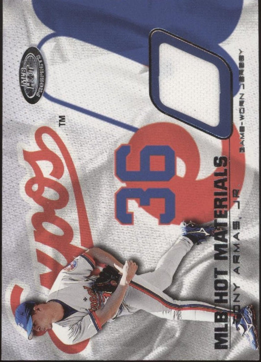 Tony Armas Jr. 2002 Fleer MLB Hot Prospects Swatch #HM - TA - Collector Store LLC