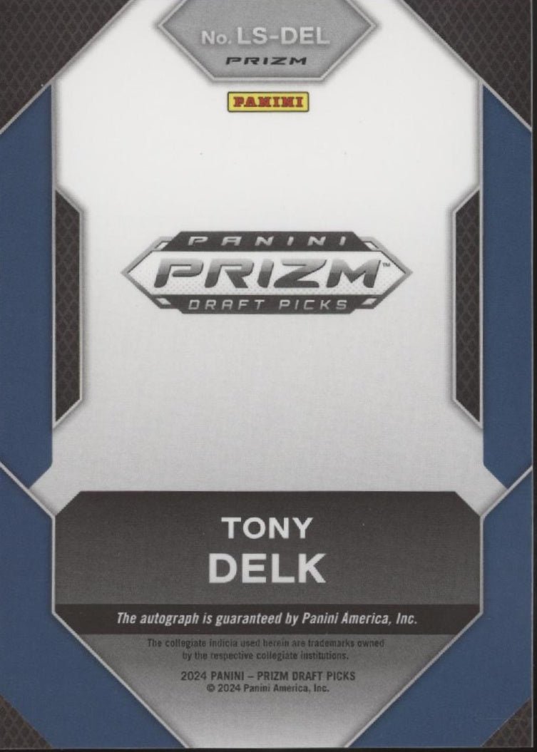 Tony Delk 2024 Panini Prizm Draft Picks Legacy Prizm Auto #LS - DEL - Collector Store LLC