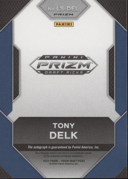 Tony Delk 2024 Panini Prizm Draft Picks Legacy Prizm Auto #LS - DEL - Collector Store LLC
