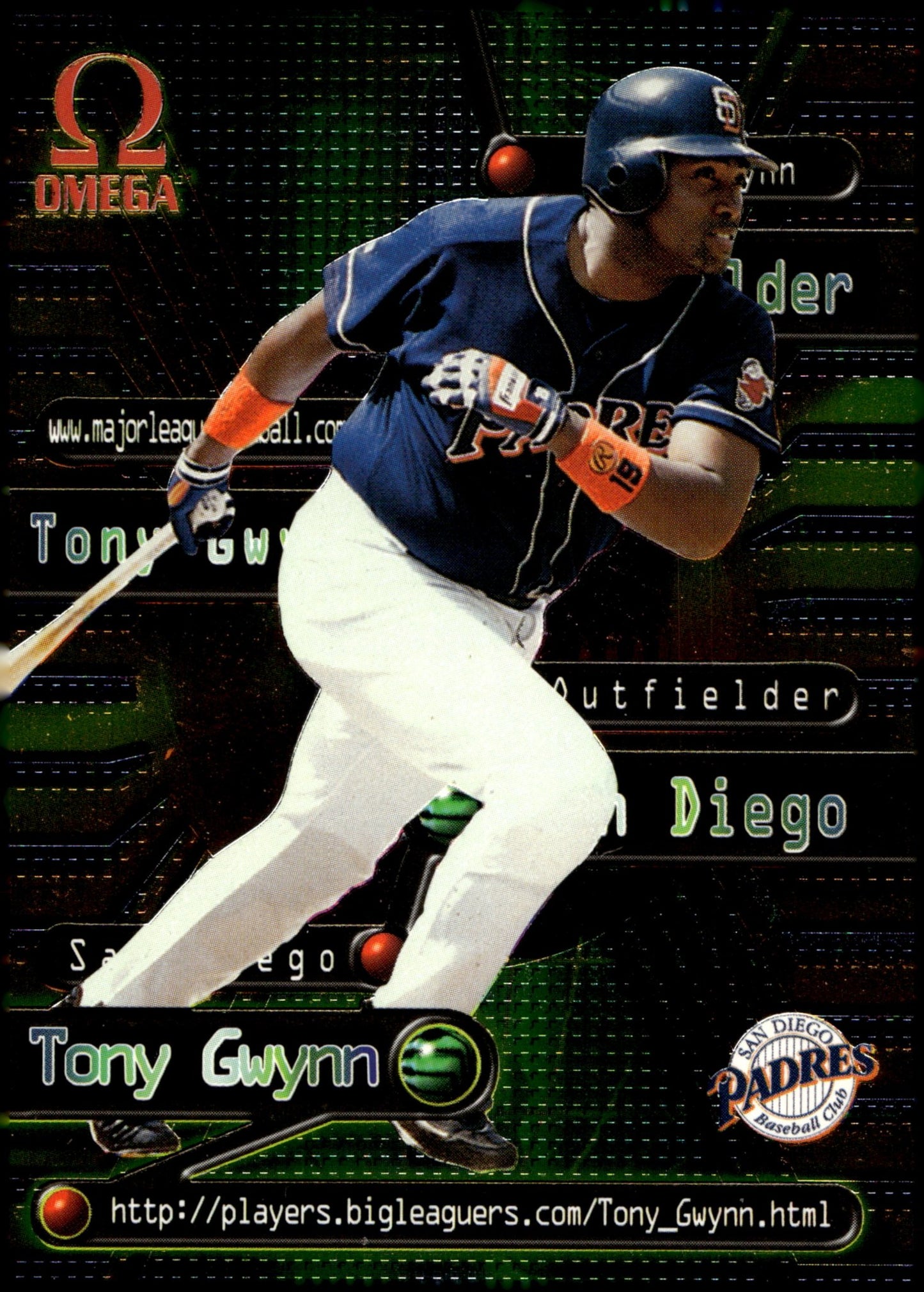 Tony Gwynn 1998 Pacific Omega Online #35 - Collector Store LLC