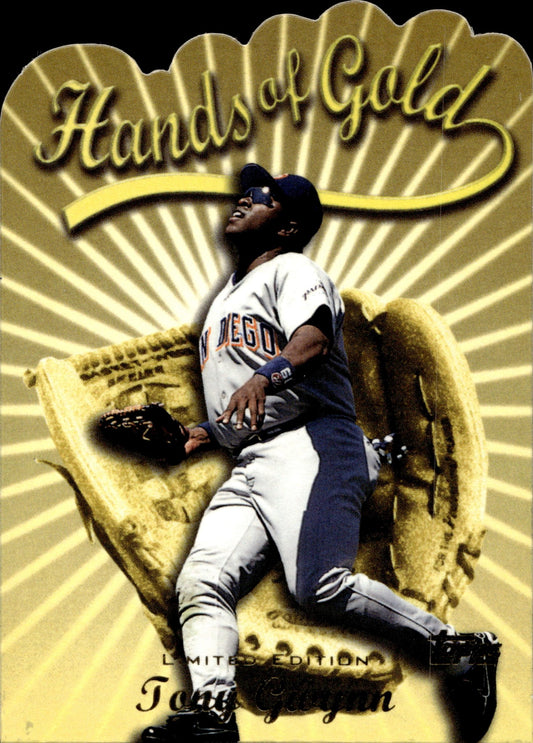 Tony Gwynn 1999 Topps Hands of Gold Die - Cut #HG5 #1 - Collector Store LLC