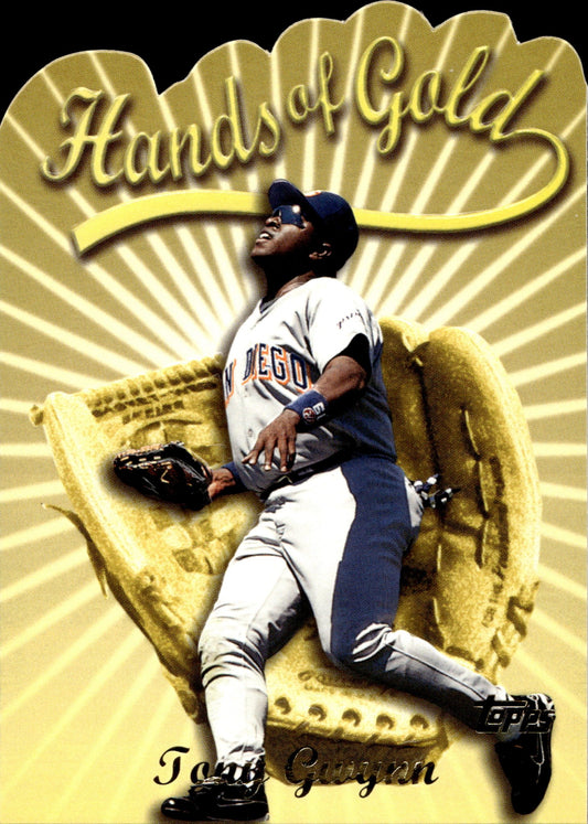 Tony Gwynn 1999 Topps Hands of Gold Die - Cut #HG5 #2 - Collector Store LLC