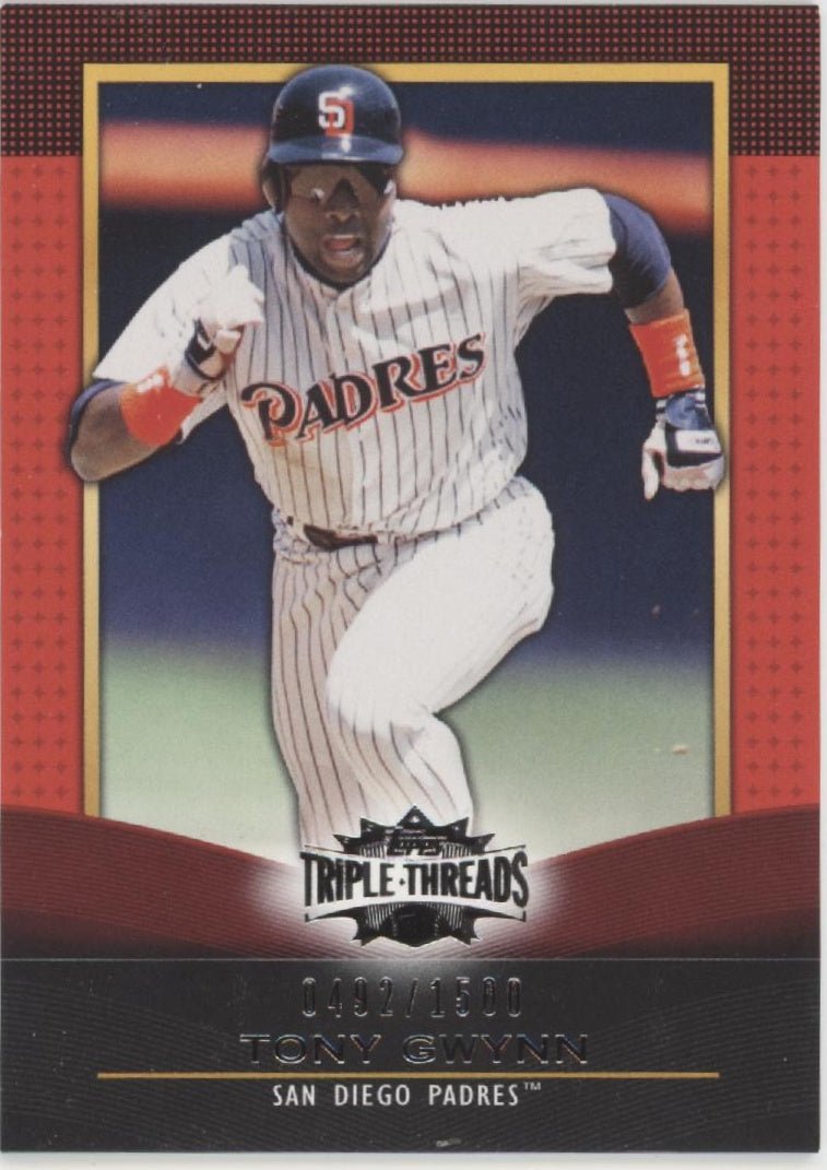 Tony Gwynn 2011 Topps Triple Threads 0492/1500 #91 - Collector Store LLC