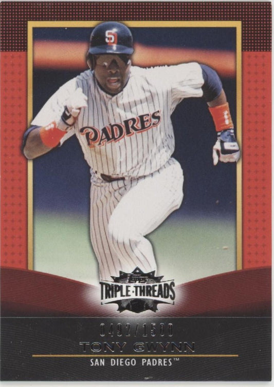 Tony Gwynn 2011 Topps Triple Threads 0492/1500 #91 - Collector Store LLC