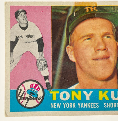 Tony Kubek 1960 Topps #83 New Yankees GD - Collector Store LLC