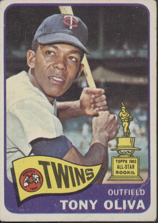 Tony Oliva 1965 Topps #340 Minnesota Twins GD #2 - Collector Store LLC