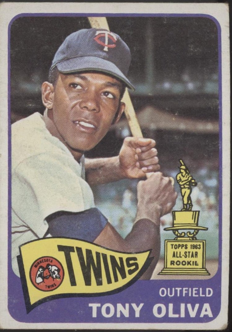 Tony Oliva 1965 Topps #340 Minnesota Twins VG #2 - Collector Store LLC