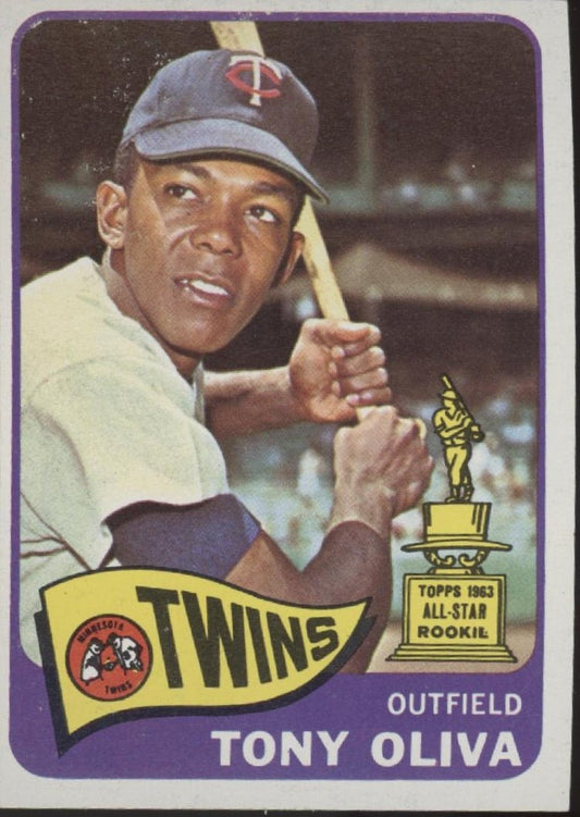 Tony Oliva 1965 Topps 340 Minnesota Twins VG - EX - Collector Store LLC