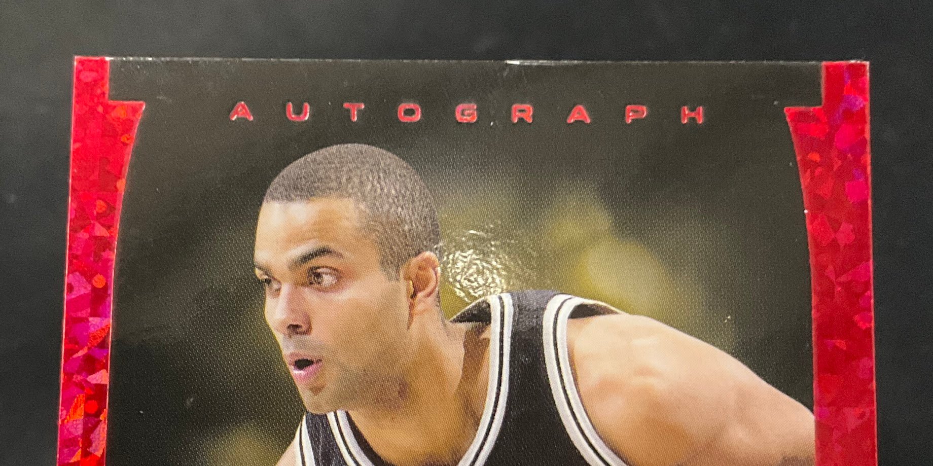 Tony Parker 2022 Leaf In the Game Used Sports Red Swatch Auto 45/45 #GUA - TP1 - Collector Store LLC