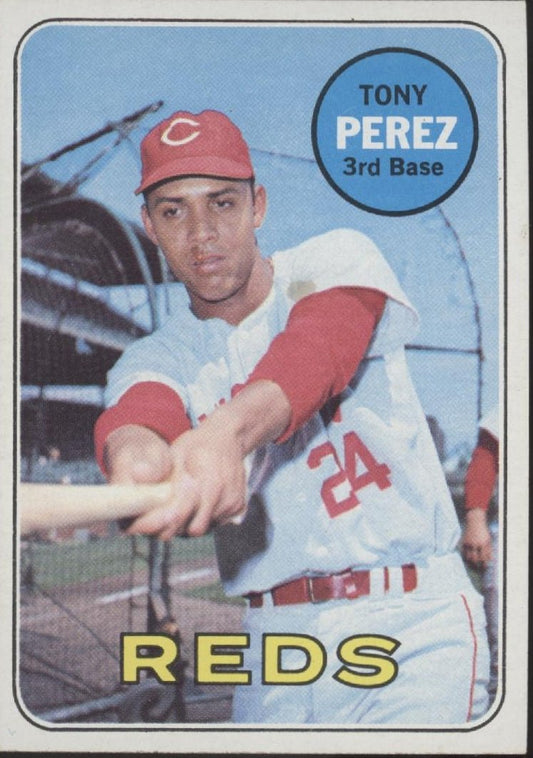 Tony Perez 1969 Topps #295 Cincinnati Reds VG - EX #3 - Collector Store LLC