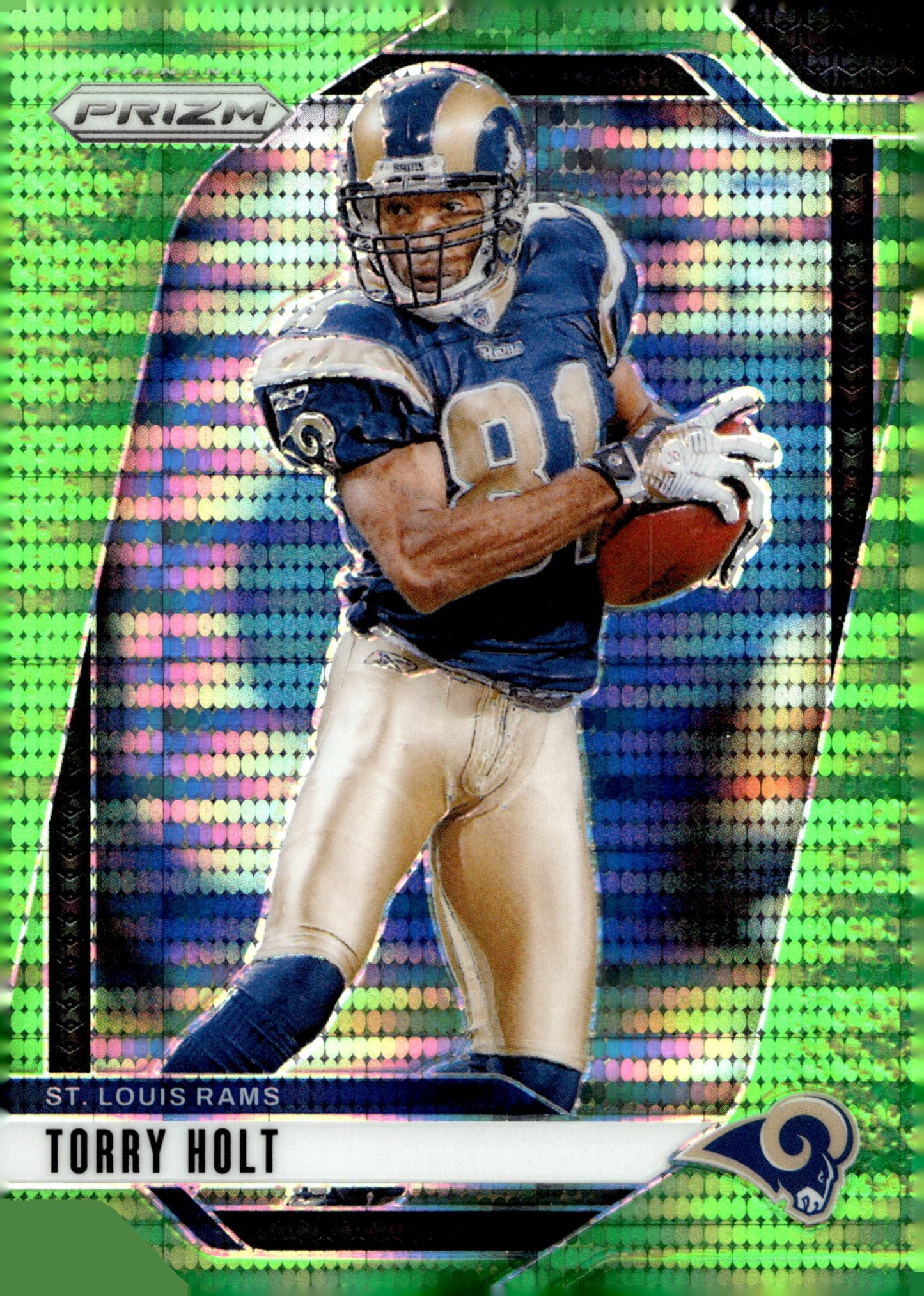 Torry Holt 2024 Panini Prizm Neon Green Pulsar Prizm #300 - Collector Store LLC