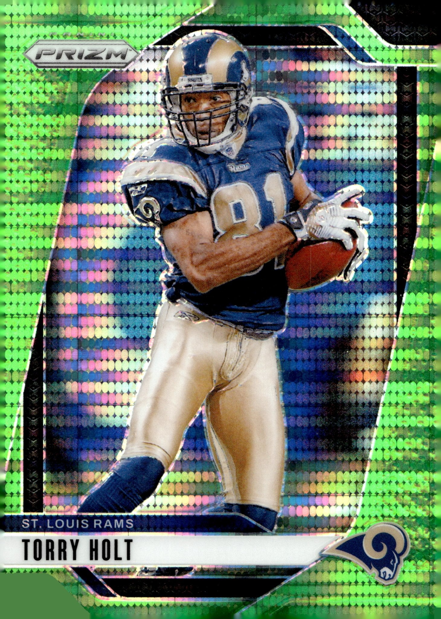 Torry Holt 2024 Panini Prizm Neon Green Pulsar Prizm #300 - Collector Store LLC