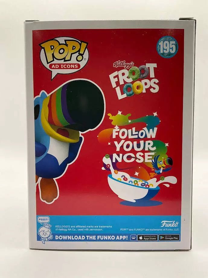 Toucan Sam Funko Pop! Froot Loops #195 Flocked Amazon Exclusive - Collector Store LLC