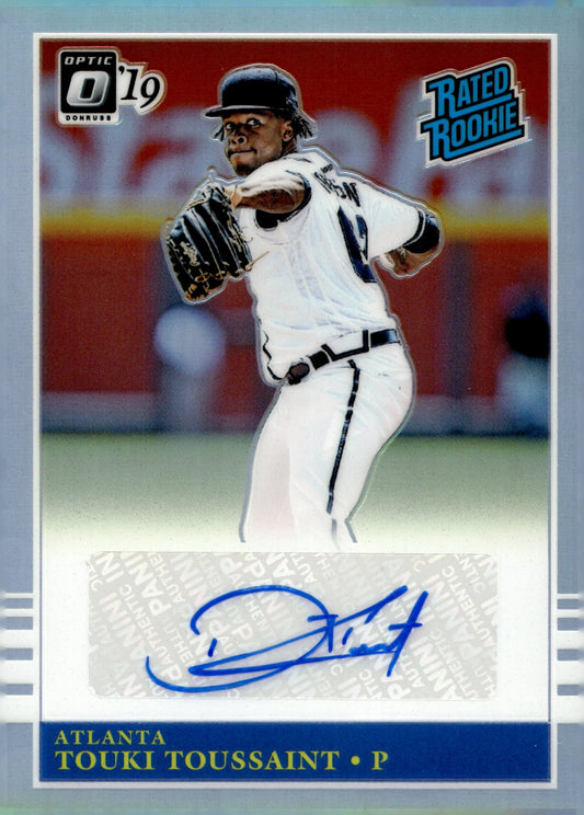 Touki Toussaint 2019 Donruss Optic Rated Rookie Prizm RC Auto 96/99 #R85 - TT - Collector Store LLC