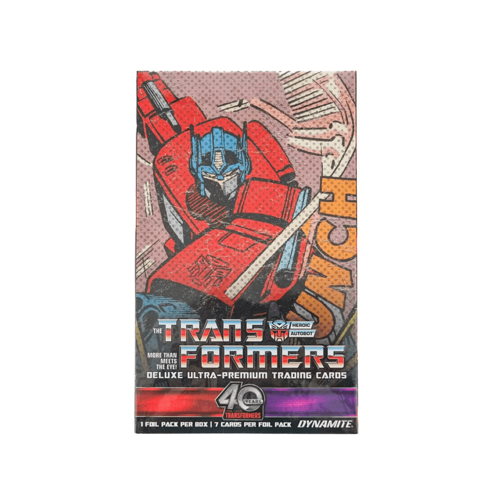 Transformers 40th Anniversary Foil Carton Box - Collector Store LLC