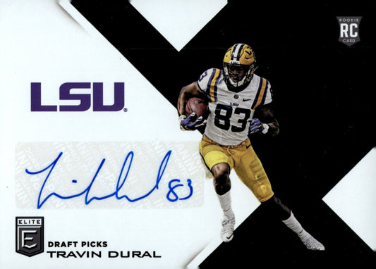 Travin Dural 2017 Panini Elite Drat Picks RC Auto #187 - Collector Store LLC