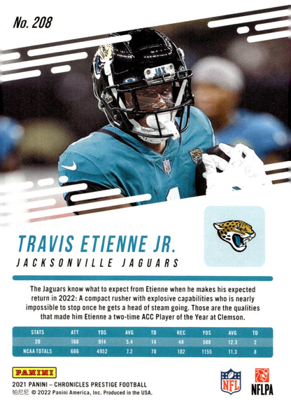Travis Etienne Jr. 2021 Panini Prestige RC #208 - Collector Store LLC