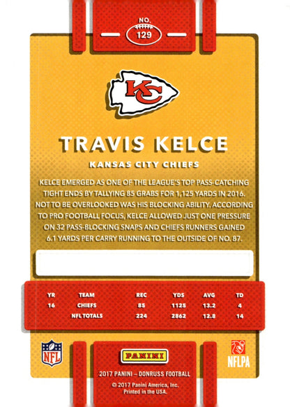 Travis Kelce 2017 Panini Donruss #129 - Collector Store LLC