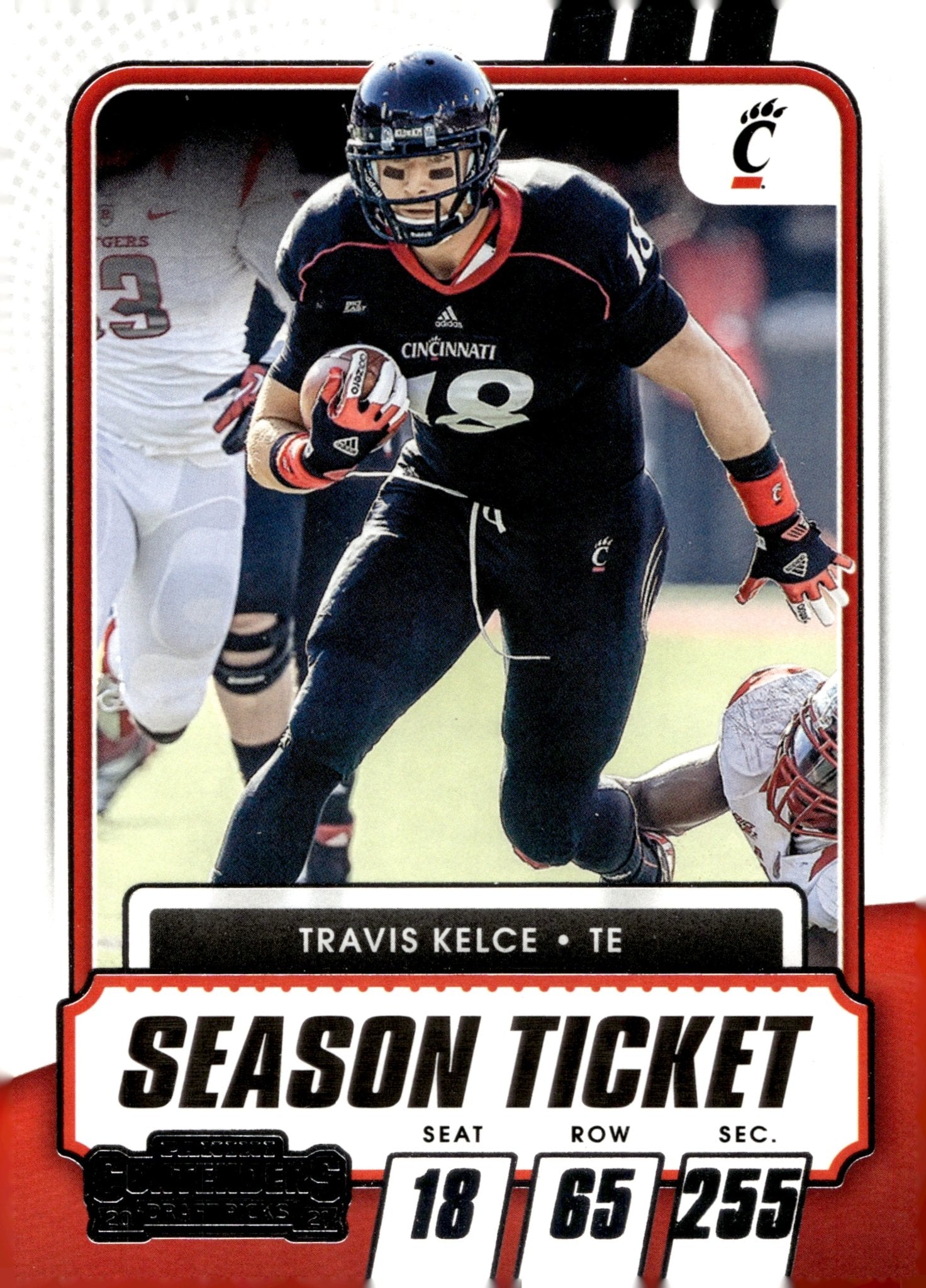 Travis Kelce 2021 Panini Contenders Draft Picks Season Ticket #28 #1 - Collector Store LLC