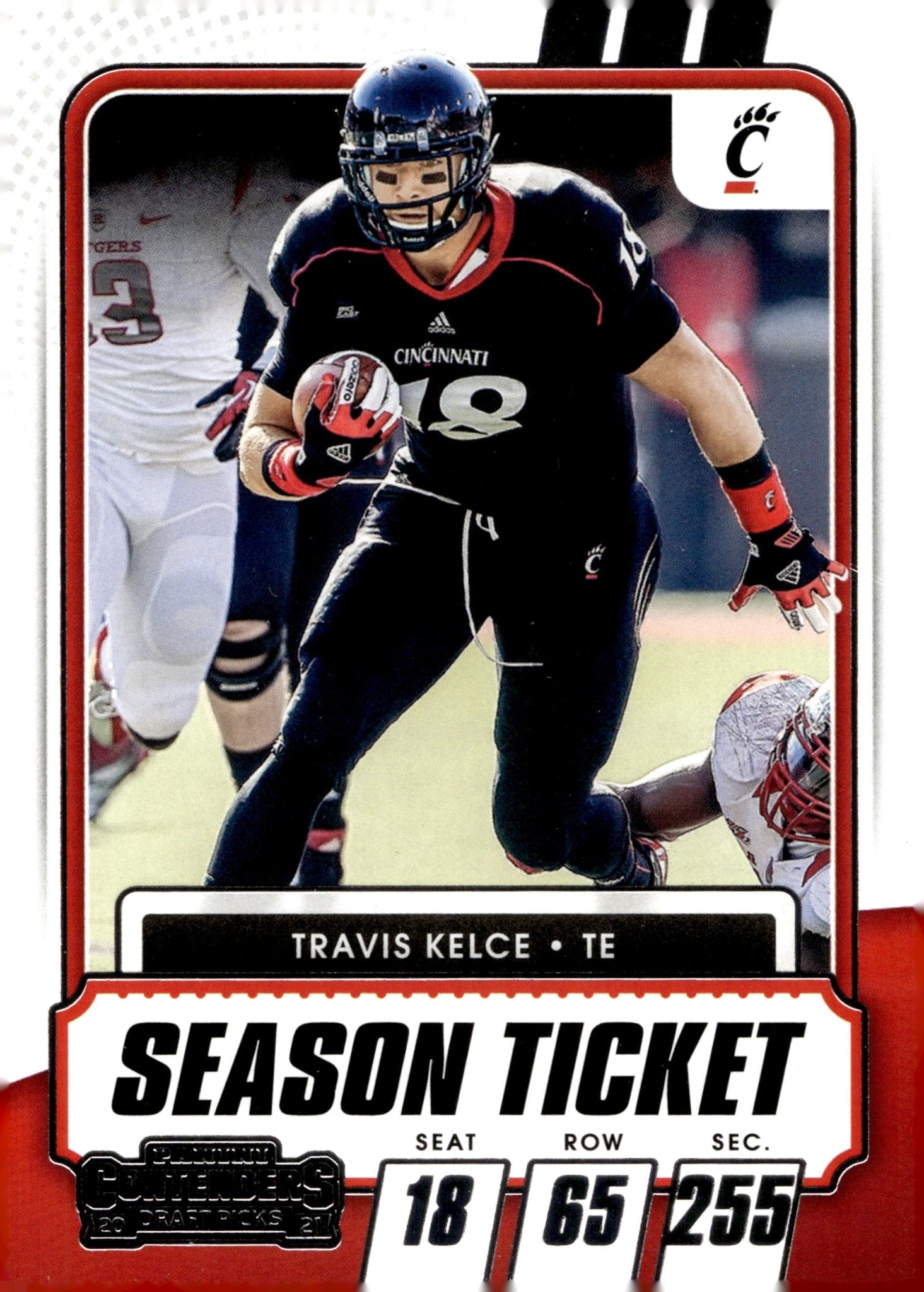 Travis Kelce 2021 Panini Contenders Draft Picks Season Ticket #28 #2 - Collector Store LLC