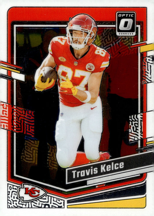 Travis Kelce 2023 Panini Donruss Optic #94 #1 - Collector Store LLC