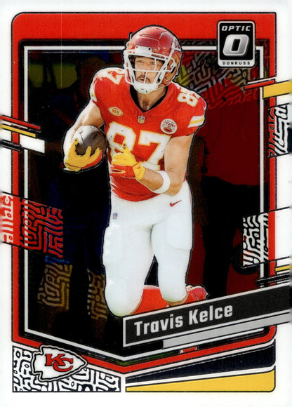 Travis Kelce 2023 Panini Donruss Optic #94 #4 - Collector Store LLC