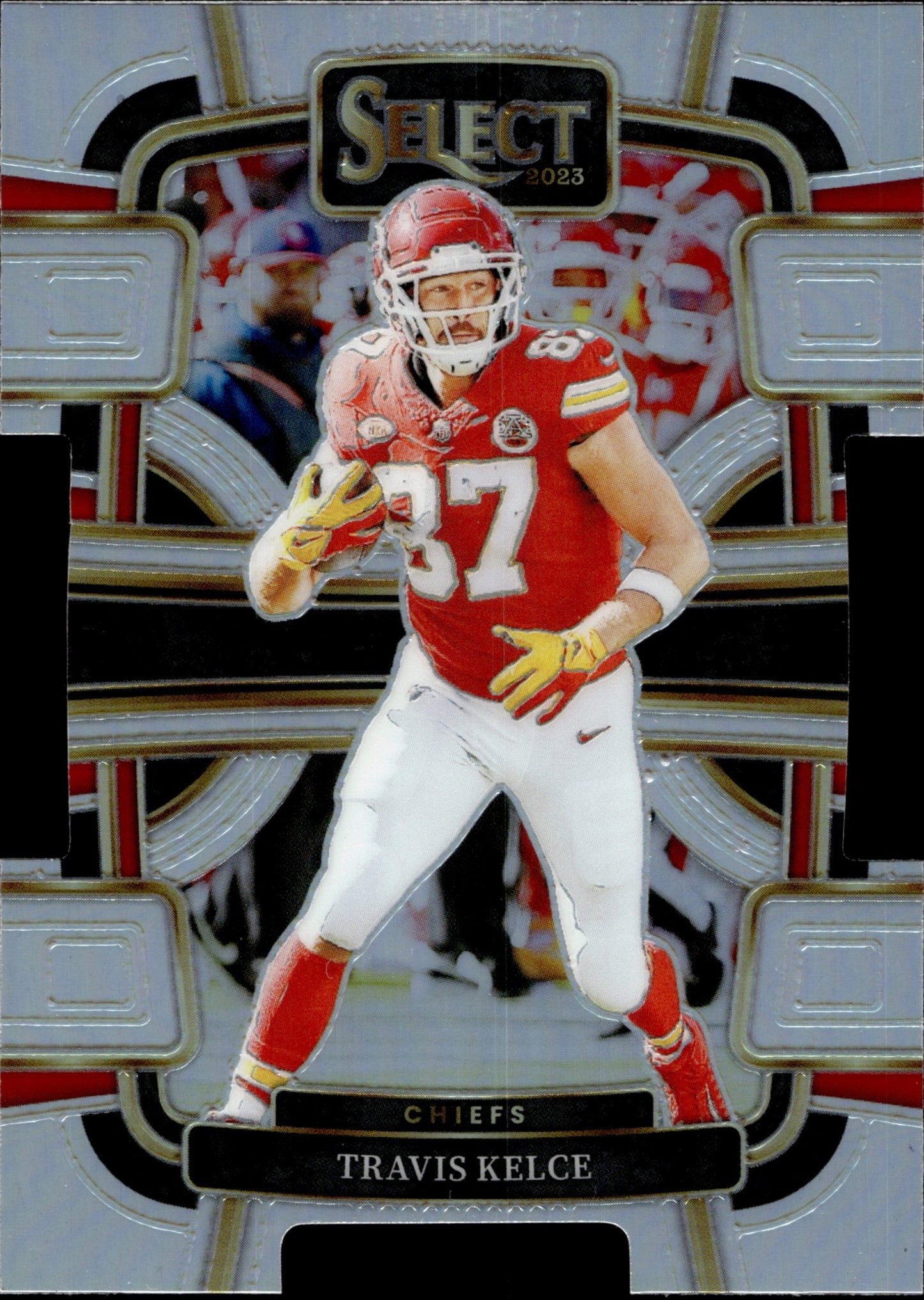 Travis Kelce 2023 Panini Select Die - Cut Prizm #50 - Collector Store LLC