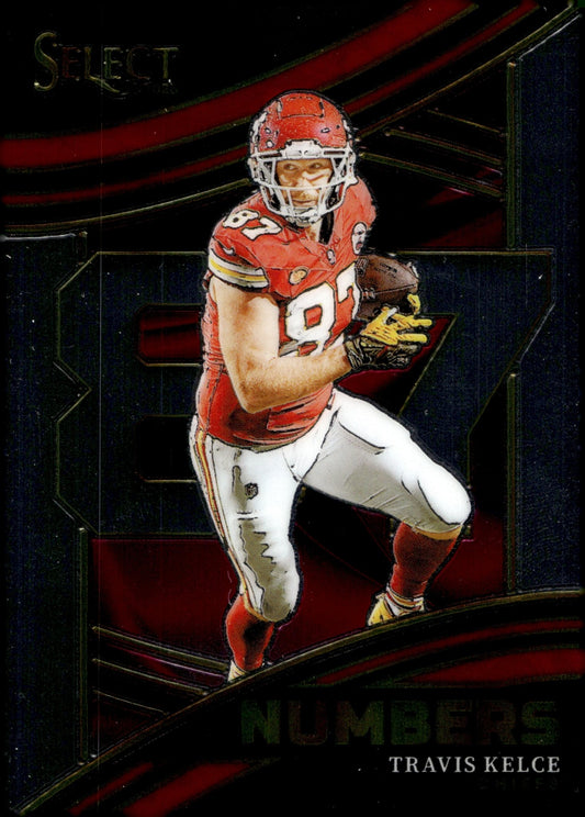 Travis Kelce 2023 Panini Select Numbers 87 #NMB - TKE - Collector Store LLC