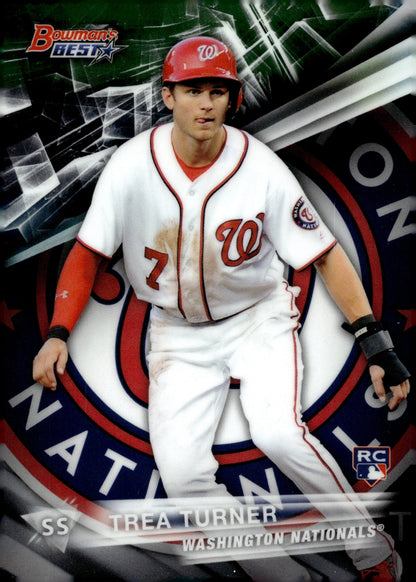 Trea Turner 2016 Bowman's Best RC #58 #2 - Collector Store LLC