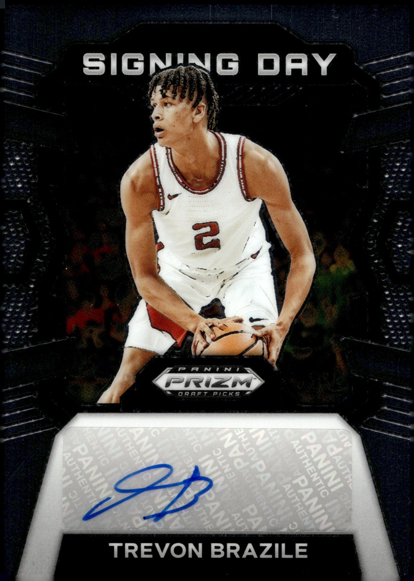 Trevon Brazile 2024 Panini Prizm Draft Picks Signing Day Auto #SD - BRZ #1 - Collector Store LLC