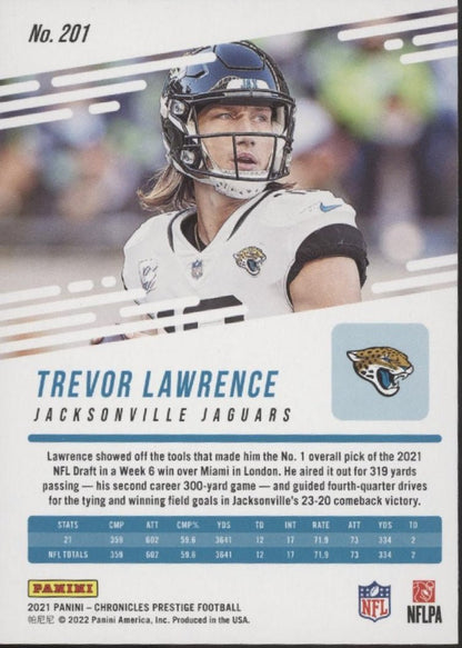 Trevor Lawrence 2021 Panini Chronicles Prestige RC #201 - Collector Store LLC