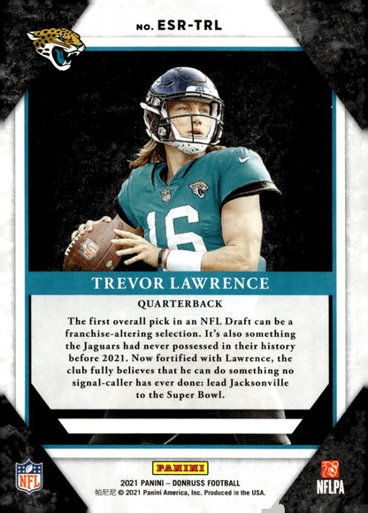 Trevor Lawrence 2021 Panini Donruss Elite Series RC #ESR - TRL - Collector Store LLC