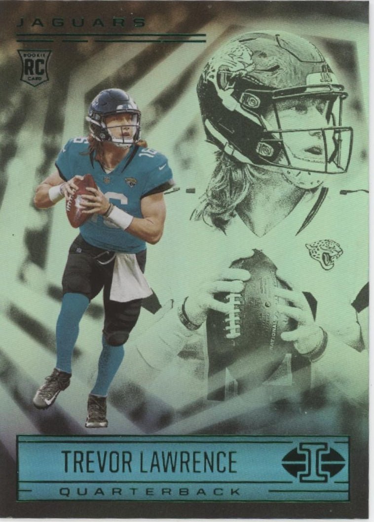 Trevor Lawrence 2021 Panini Illusions Green RC #59 - Collector Store LLC