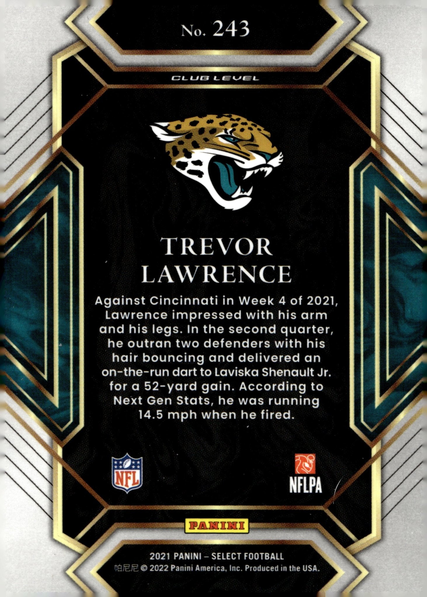 Trevor Lawrence 2021 Panini Select #243 #2 - Collector Store LLC