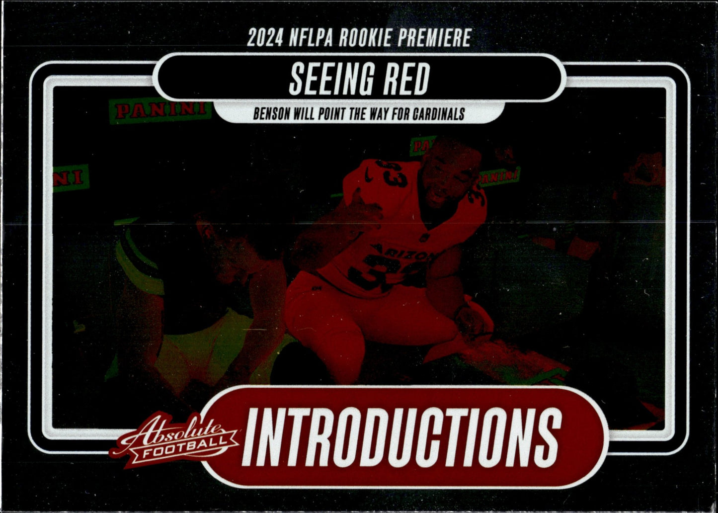 Trey Benson 2024 Panini Absolute Introductions Seeing Red #I - TBN - Collector Store LLC