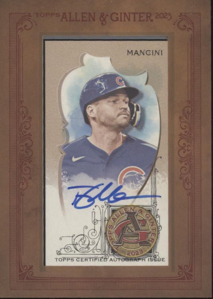 Trey Mancini 2023 Topps Allen & Ginter Mini Framed Auto #MA - TM - Collector Store LLC