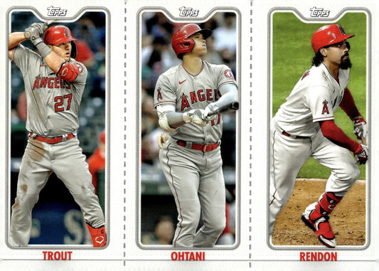 Trout / Ohtani / Rendon 2022 Topps Opening Day #TPC1A - TPC1C - Collector Store LLC