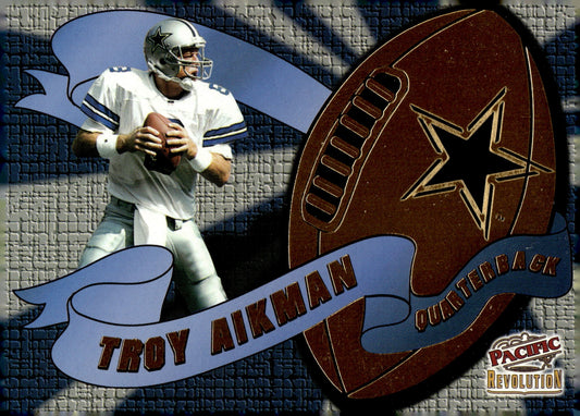 Troy Aikman 1998 Pacific Revolution Prime Time Performers #3 - Collector Store LLC