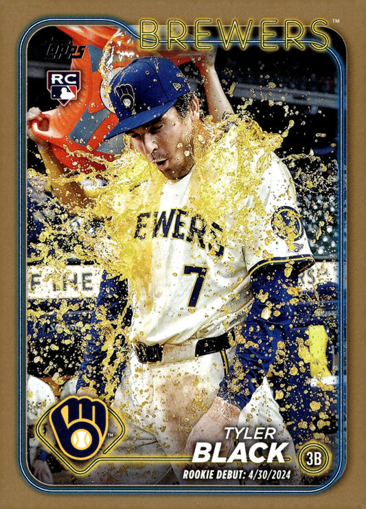 Tyler Black 2024 Topps Update Series Gold RC 2000/2024 #US150 - Collector Store LLC