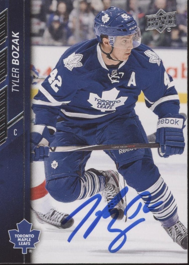 Tyler Bozak 2015 - 16 Upper Deck Series 1 Auto #177 - Collector Store LLC