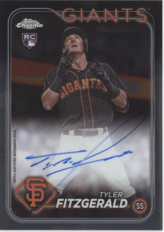 Tyler Fitzgerald 2024 Topps Chrome RC Auto #RA - TF - Collector Store LLC