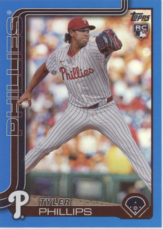 Tyler Phillips 2025 Topps Series 1 Blue RC 107/150 #293 - Collector Store LLC
