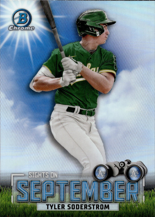 Tyler Soderstrom 2023 Bowman Chrome Sights on September Refractor #SOS - 15 - Collector Store LLC