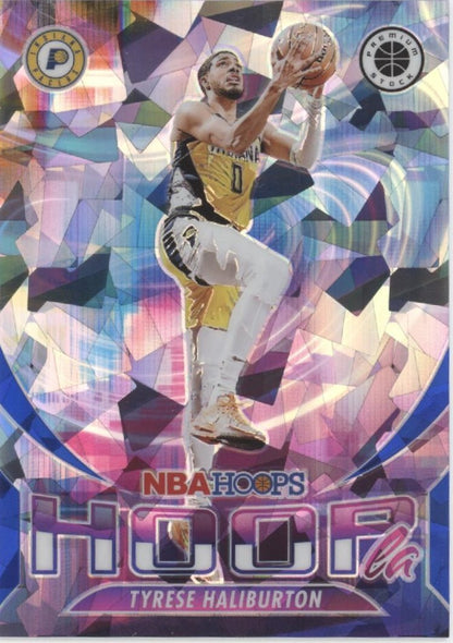 Tyrese Haliburton 2023 - 24 Panini Premium Stock Hoopla Prizm 53/99 #11 - Collector Store LLC