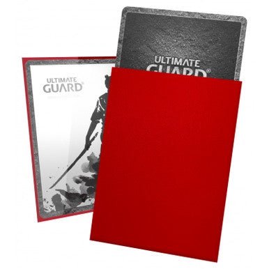 Ultimate Guard: Katana Standard - Size Sleeves 100ct (Red) - Collector Store LLC