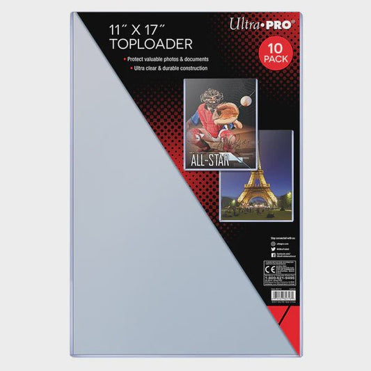 Ultra Pro: 11" x 17" Toploaders (10ct) - Collector Store LLC